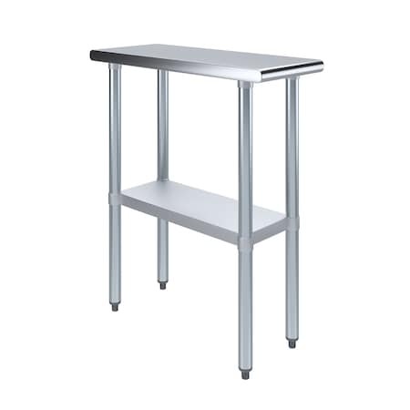Amgood 30 in. x 12 in. Stainless Steel Table AMG WT-3012